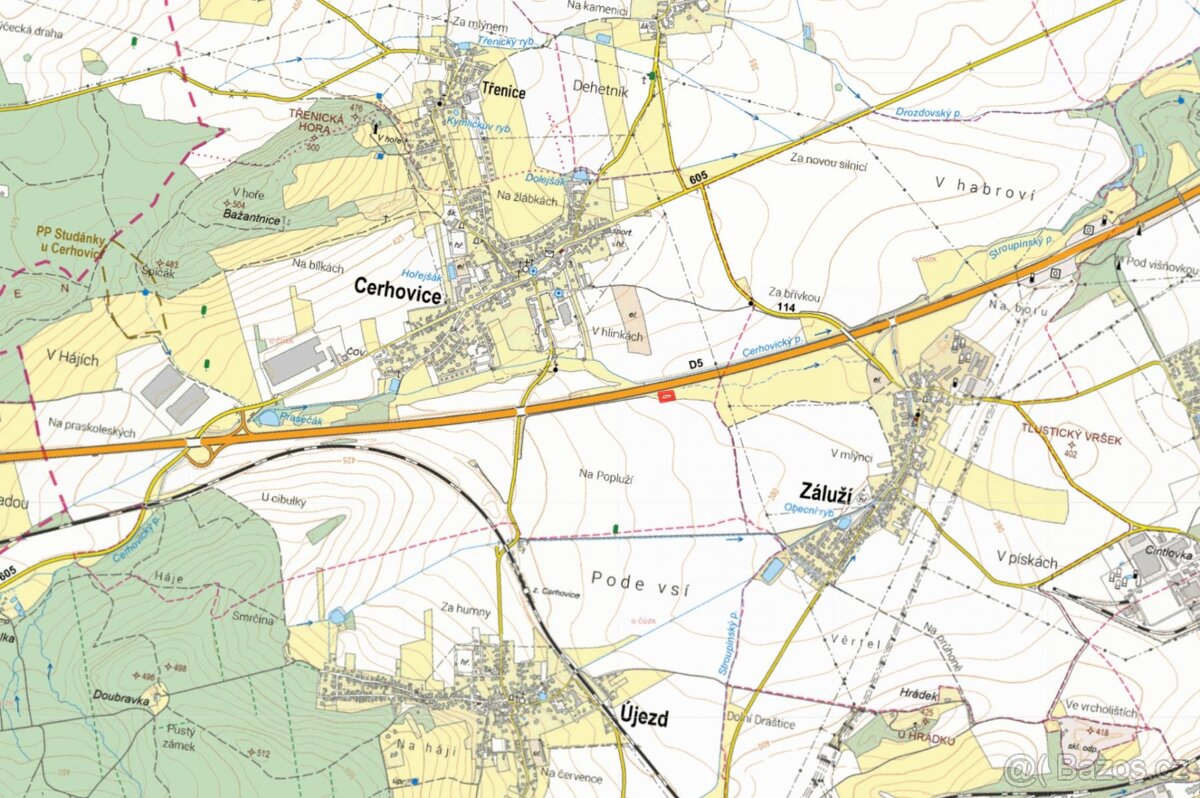Louka, prodej, Cerhovice, Beroun - 2