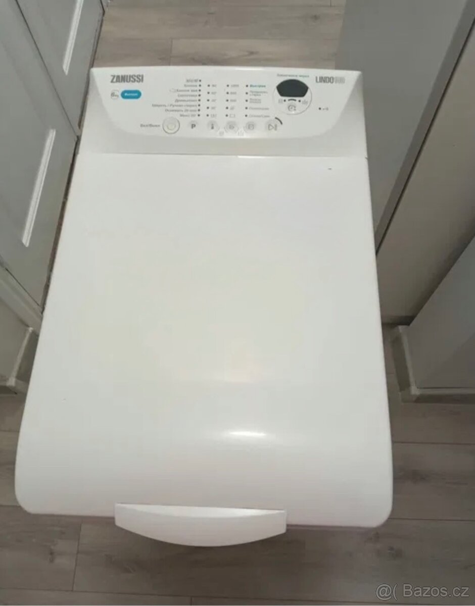 Horem plněná pračka zanussi 6kg - 2