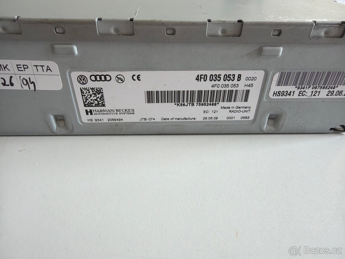 Rádio modul Audi A4 8K Q5 8R A6 4F - 2