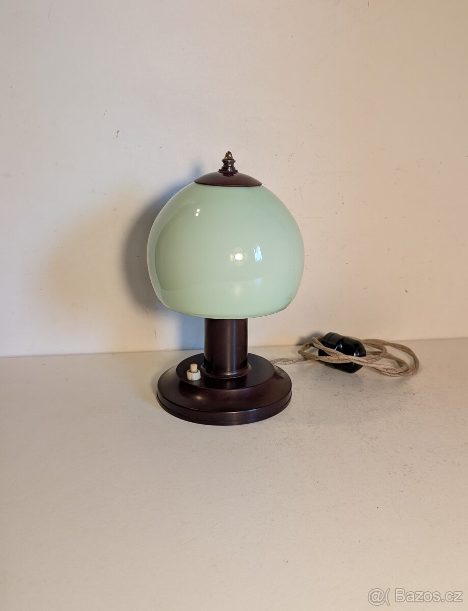 funkcionalistická lampa, bakelitová lampička - 2