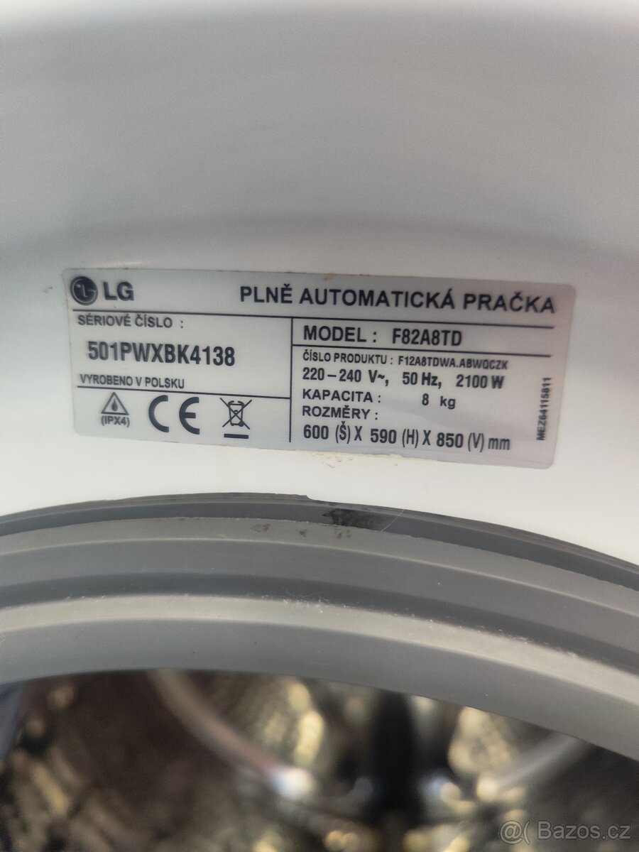 Pracka lg 8kg - 2