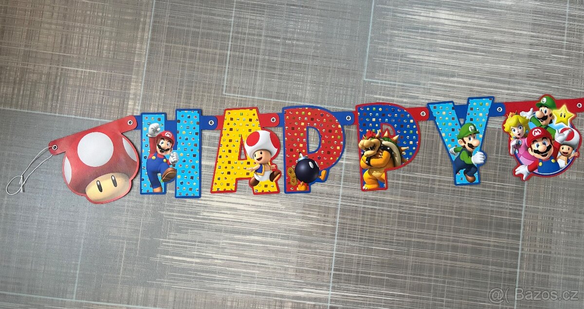 Narozeninovy set Super Mario - 2