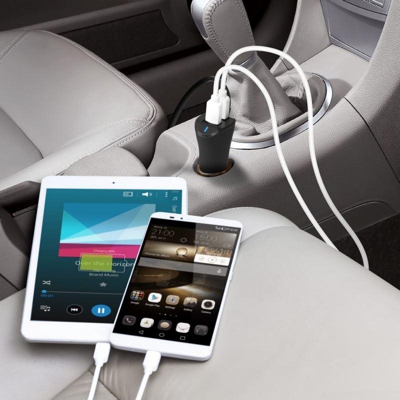 Technaxx Rodinná nabíječka do auta 4x USB (4x max. 2,4A), (T - 2
