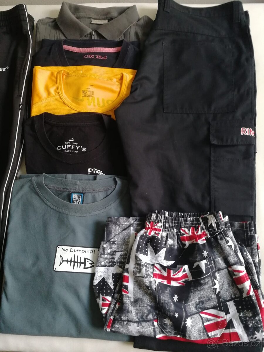 5Triček NIKE,CUFFY'S,BLUE FLY,CHEROKEE,Šortky,Kapsáče... - 2