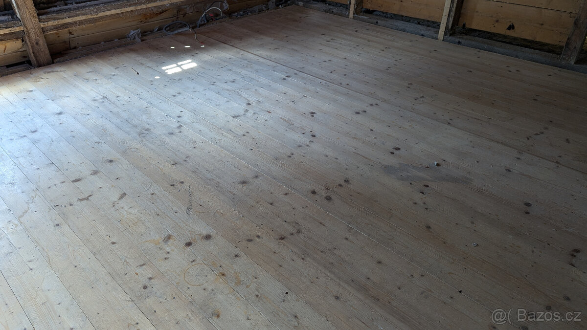 Podlahové palubky tloušťky 20 mm, výborný stav, 20 m2 - 2