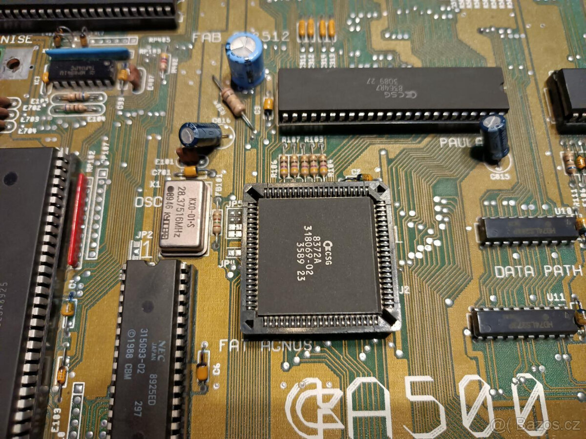 Prodam zakladni desku Amiga 500 revize 6A - 2