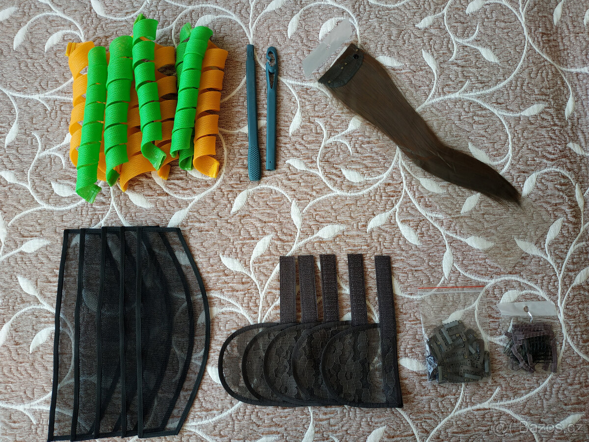Komponenty pro výrobu příčesků+pomůcky k prodlouženým vlasům - 2