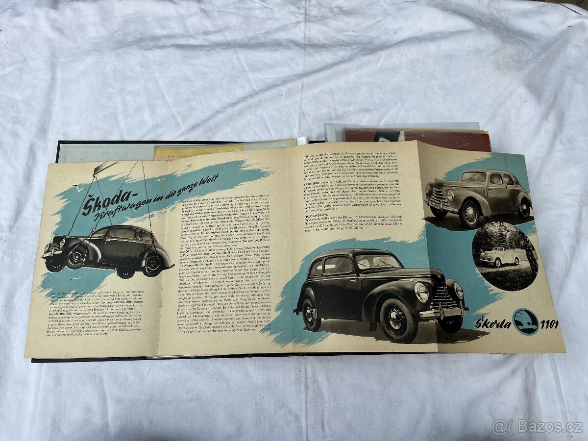Škoda originální prodejní letáky 1940-1999 - 2
