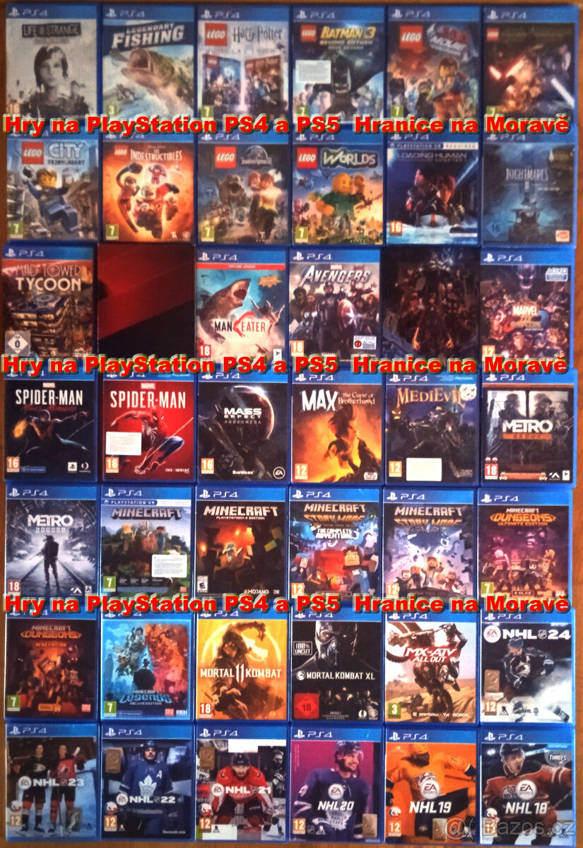 Hry na Playstation PS4 a PS5 - 2.část - 2