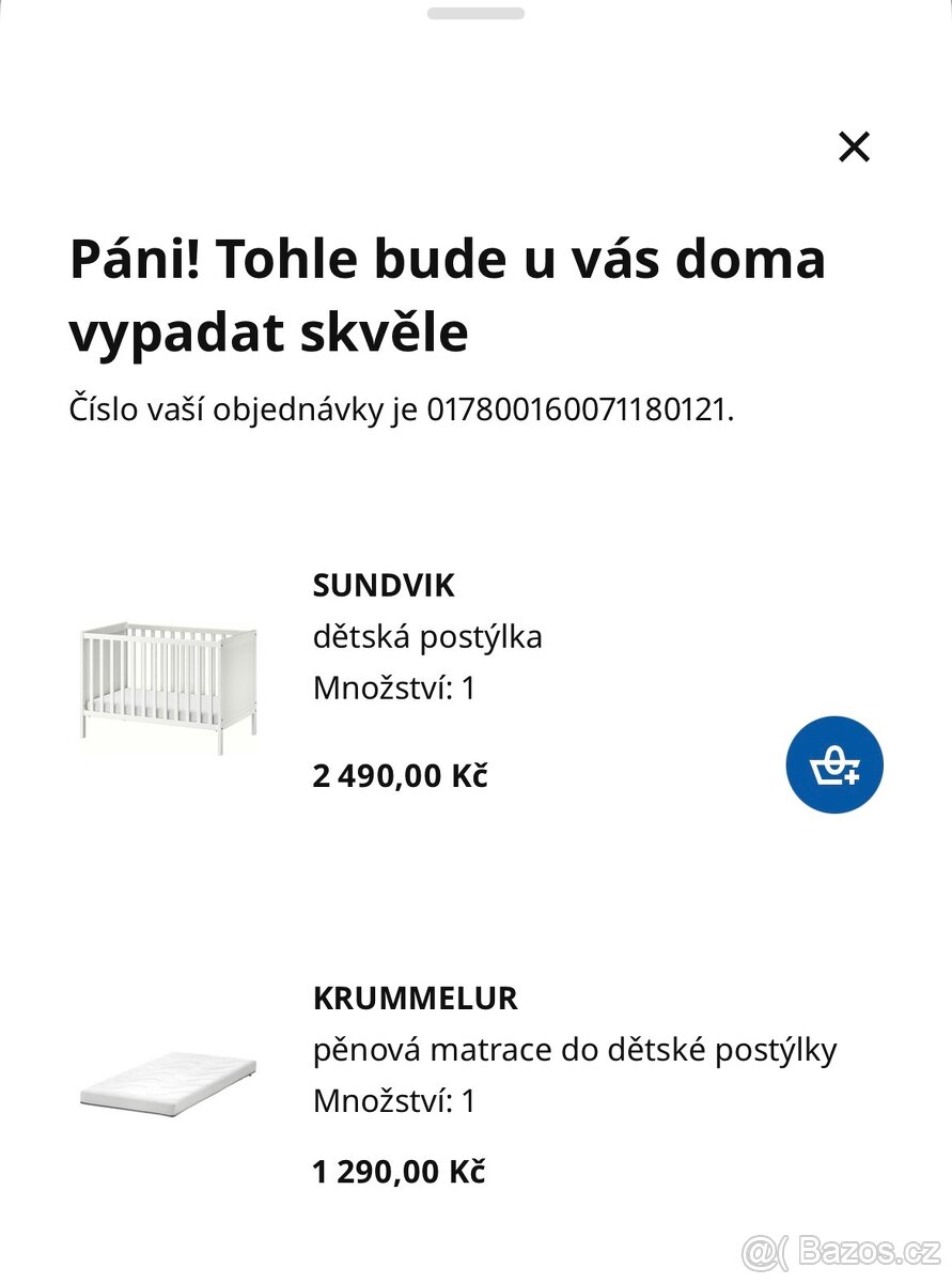 Dětská postýlka IKEA - 2