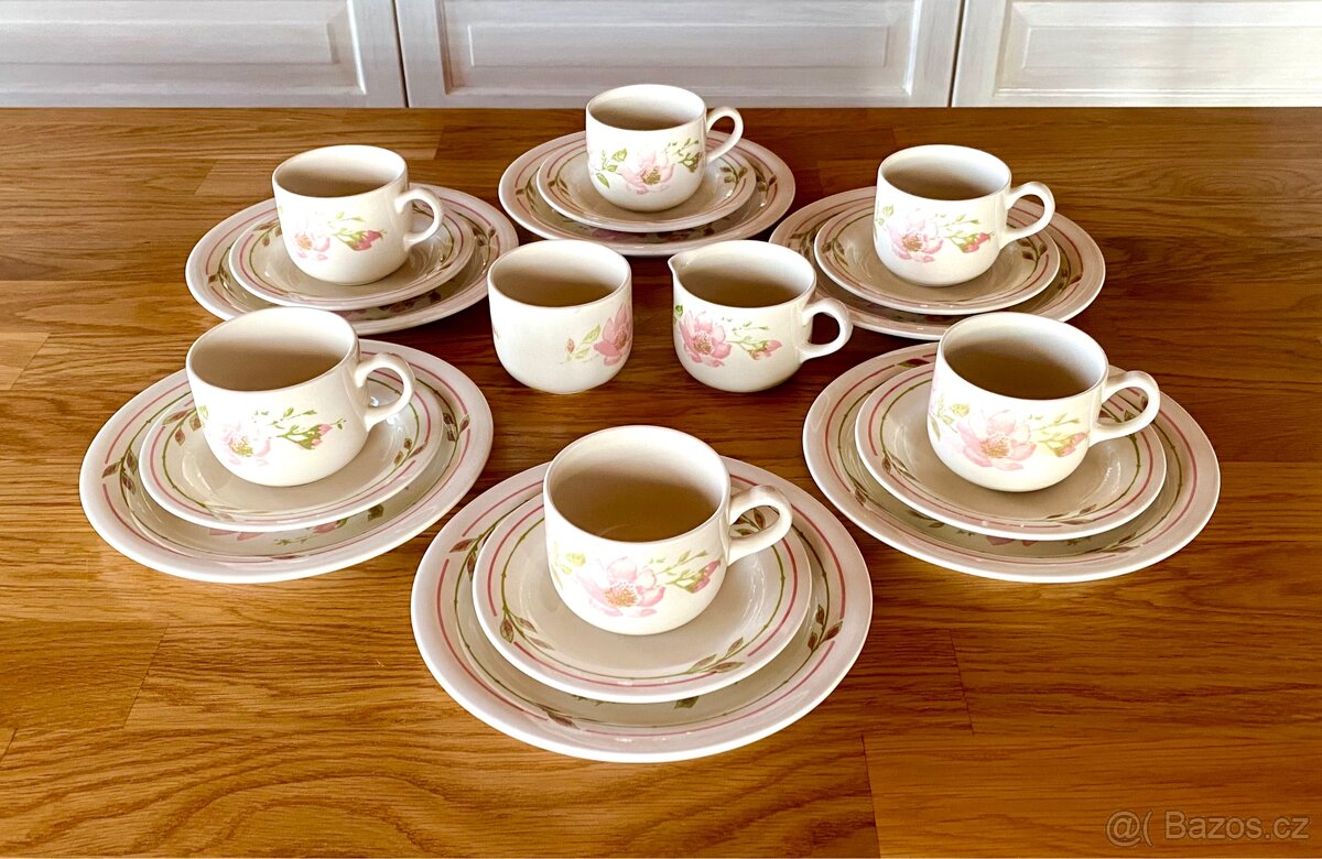 Starý krásný anglický snídaňový porcelán - 2