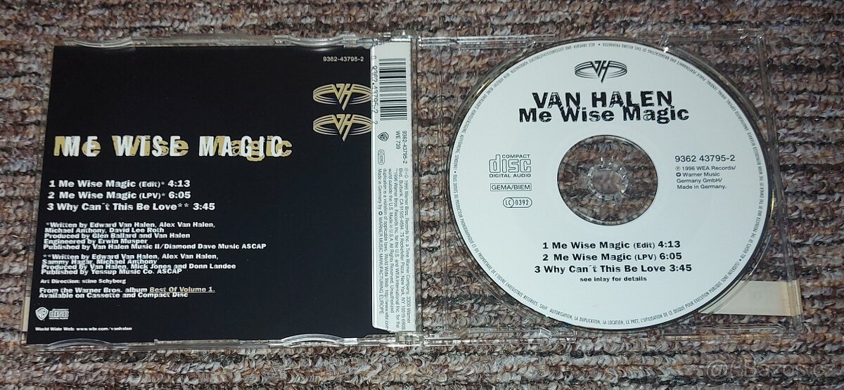 CD VAN HALEN - ME WISE MAGIC 1996 MAXI SINGLE - 2