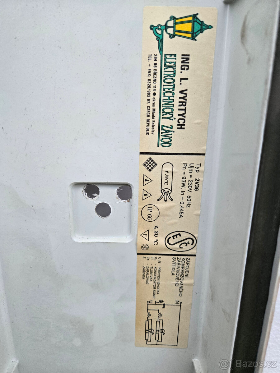 Dílenská zářivková svítidla - 2