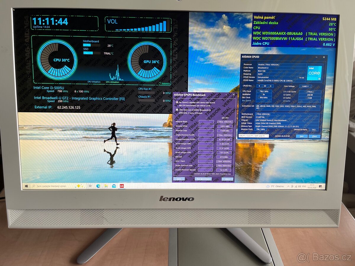 Lenovo IdeaCentre C40-30 Core i3 500Gb / 8Gb ram - 2