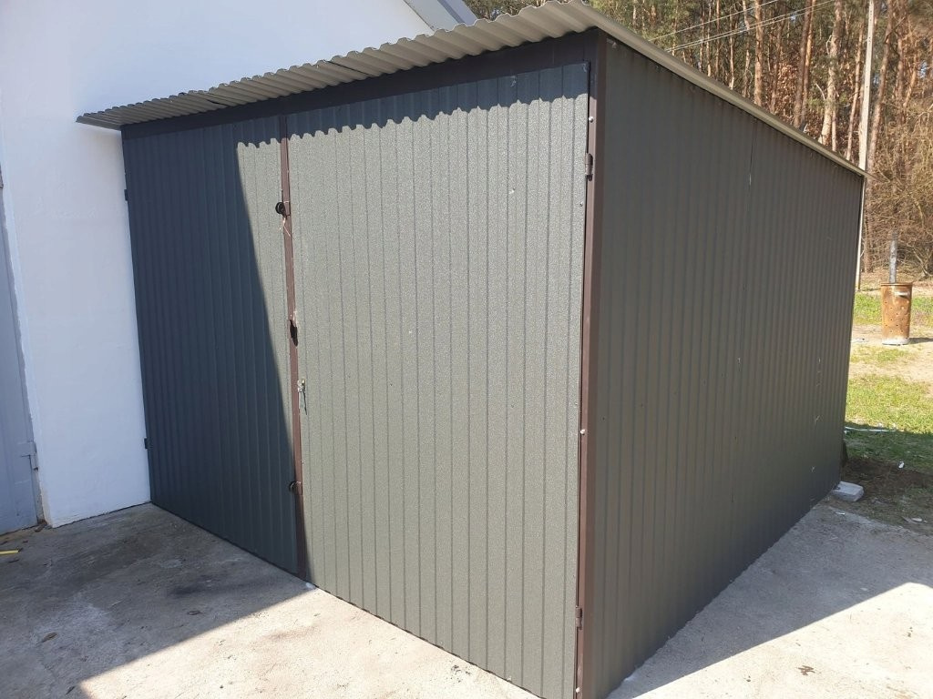 Plechová garáž, kůlna 3x3m - 2