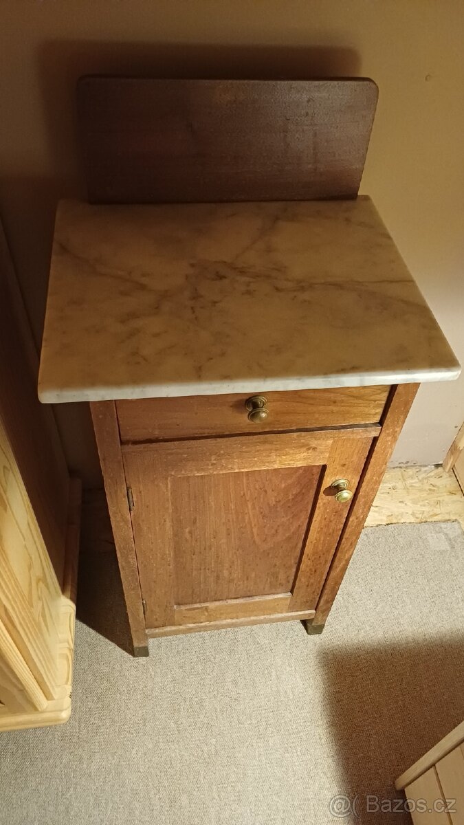 Staré noční stolky 2x - 2