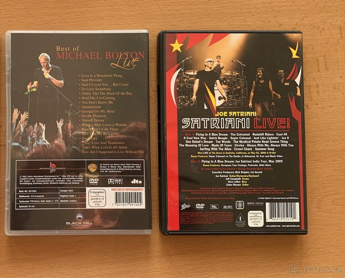 Různé hudební DVD - 2