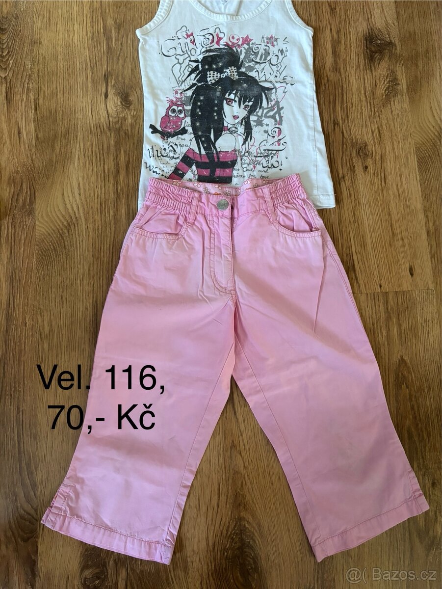 Dívčí oblečení, vel.116 - 2