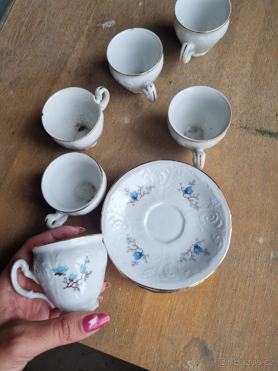 Čajová/kávová sada porcelánu - 2