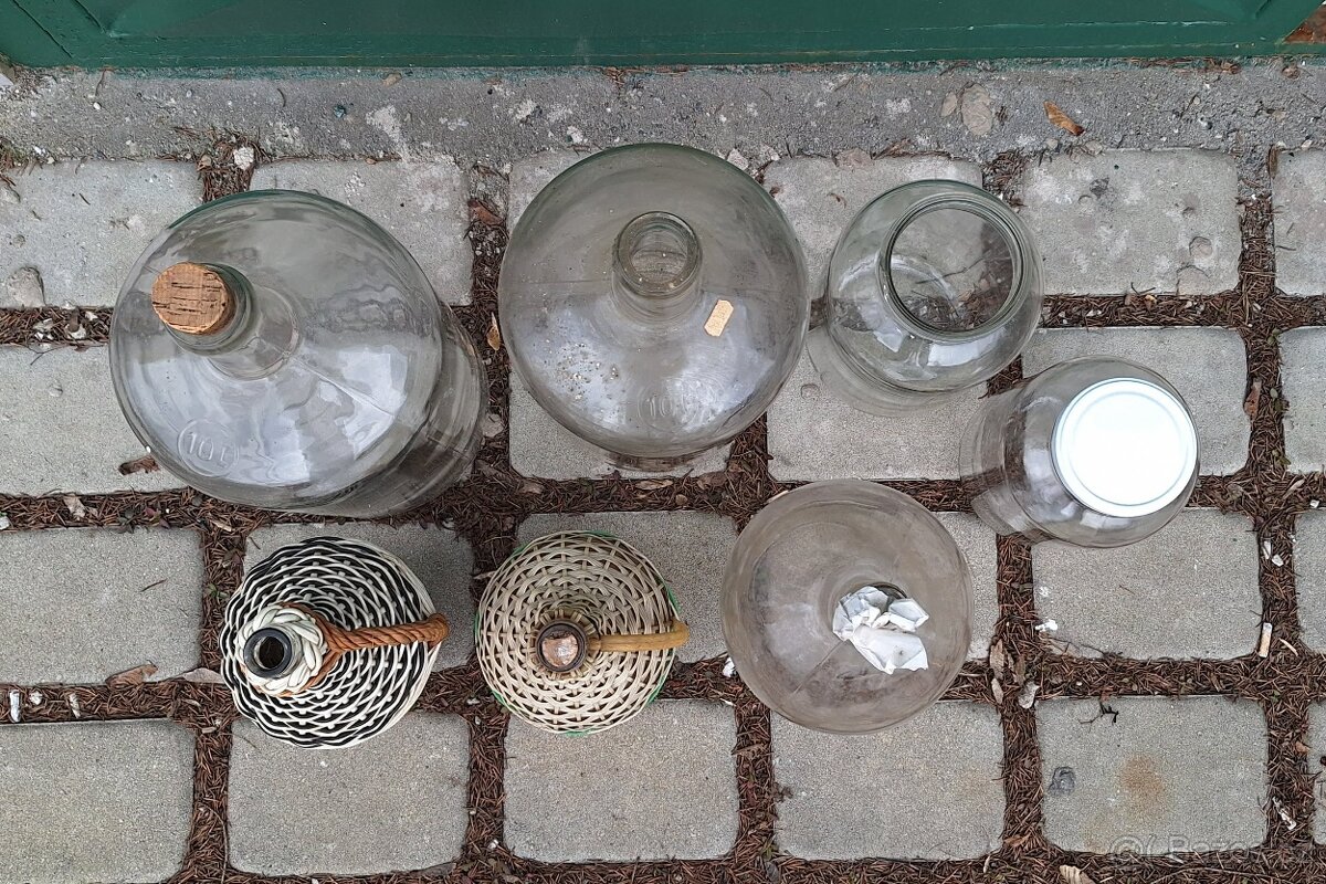 Skleněné nádoby (Demižóny) - 2