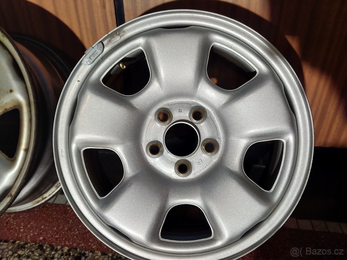 Ocelové disky 6Jx15, 5x100, ET 48 - 2