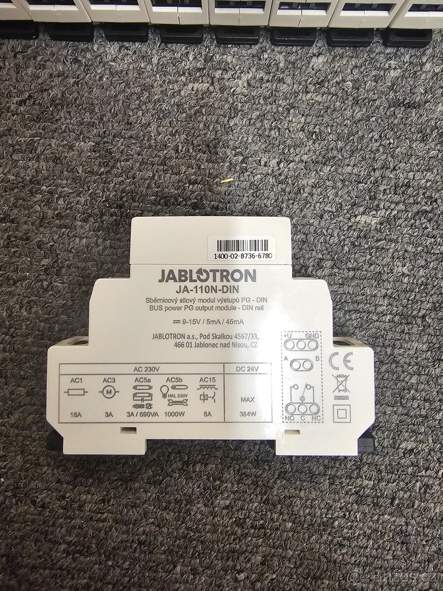JABLOTRON JA 110 DIN - 2
