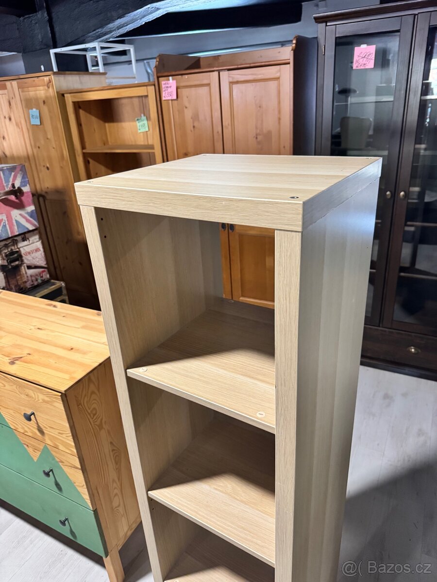 Regál IKEA KALLAX bíle moř.Dub - 2
