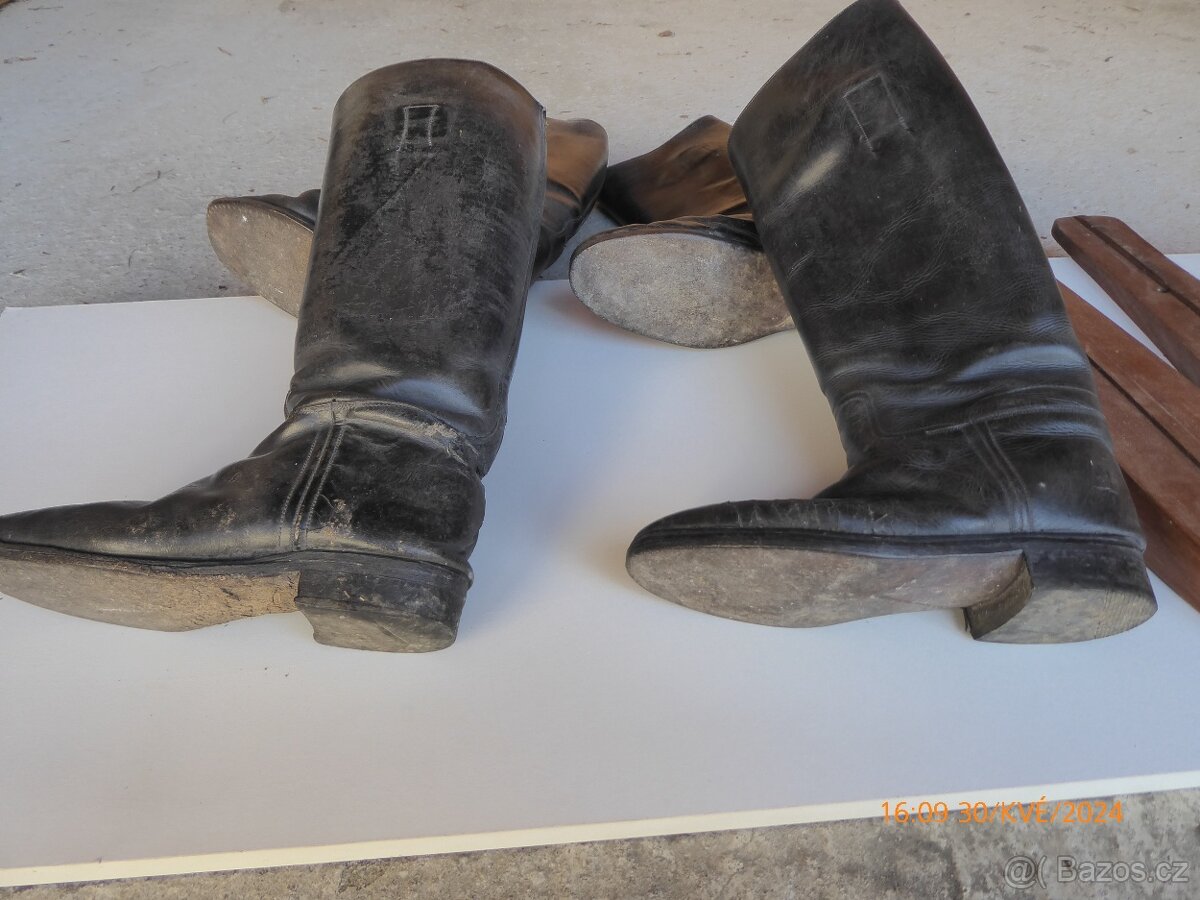 VYSOKÉ DÁMSKÉ CELOKOŽENÉ BOTY - 2