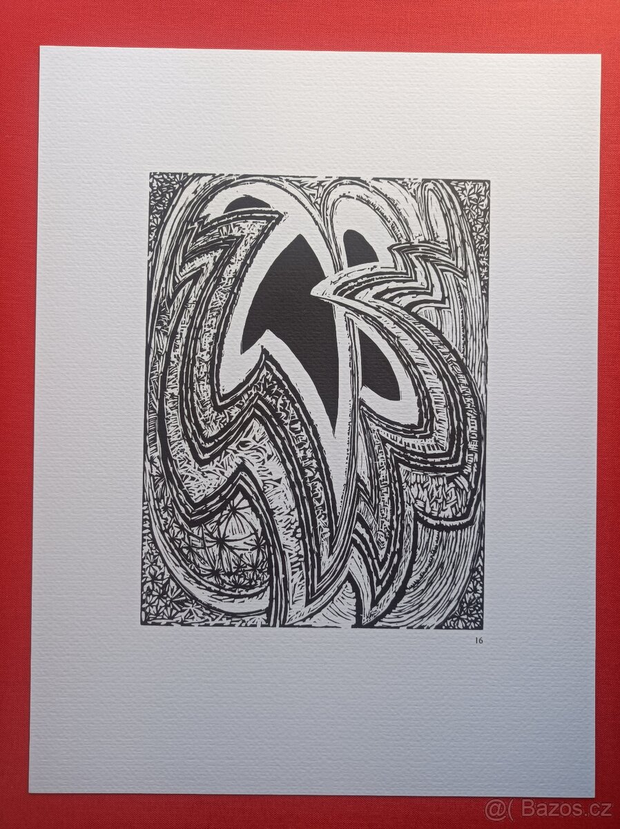 František Kupka - Čtyři příběhy bílé a černé - grafika č.16 - 2