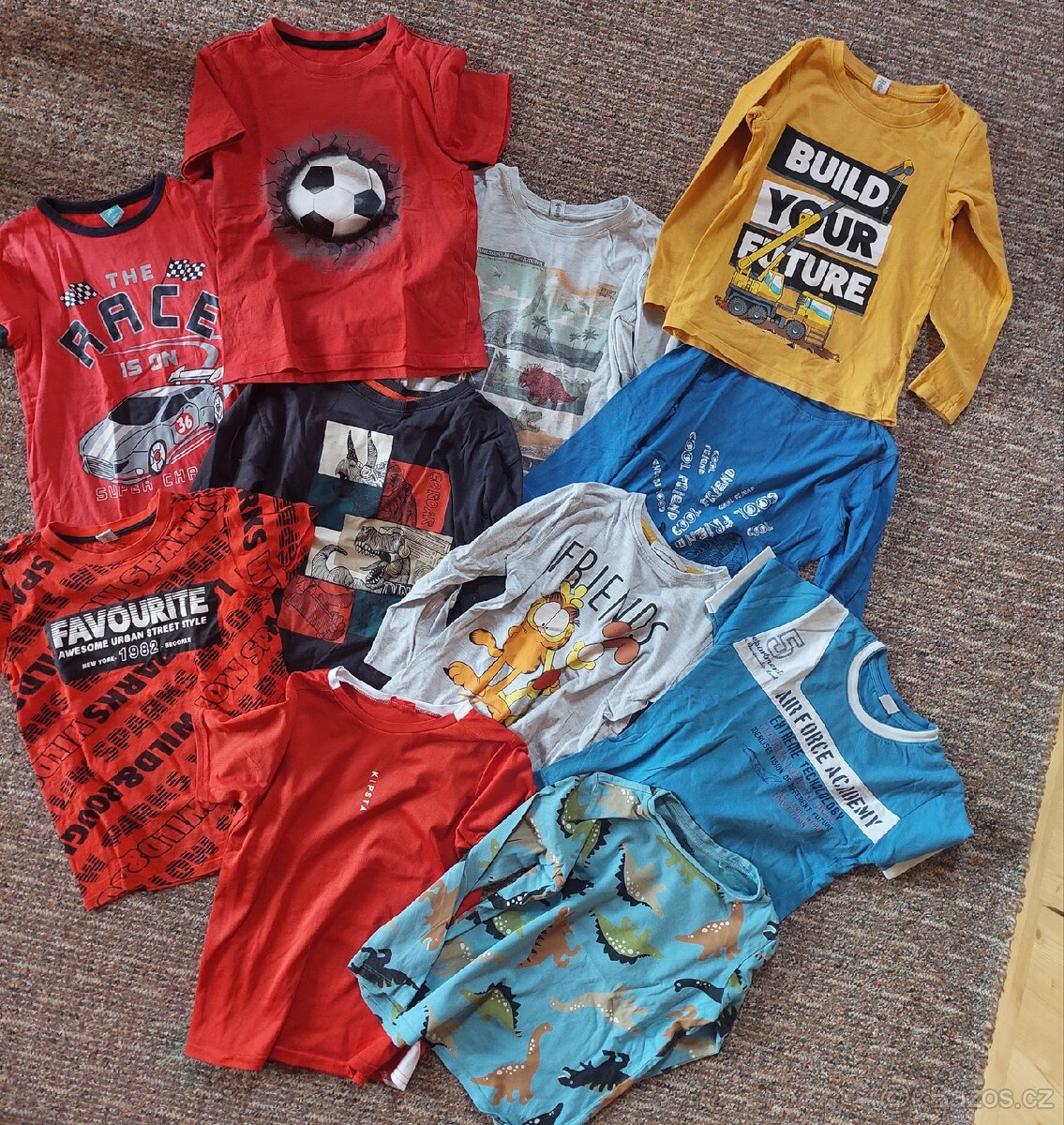 Set - chlapecká trika vel.116/122 - 2