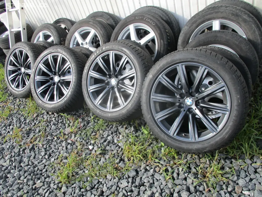 BMW ALU kola 5X112 8X18 pneu GOOD YEAR 245/45/18 - 2