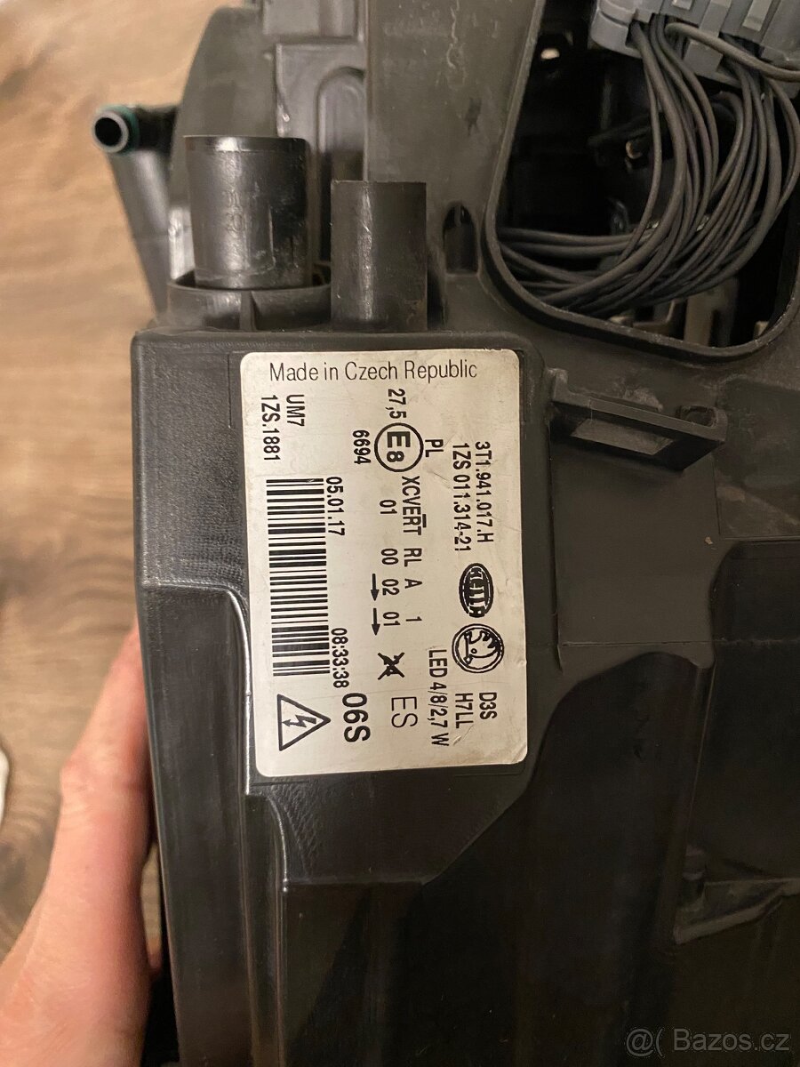 LEVÉ PŘEDNÍ BIXENON SVĚTLO SUPERB II 2013-2015 3T1941017H - 2