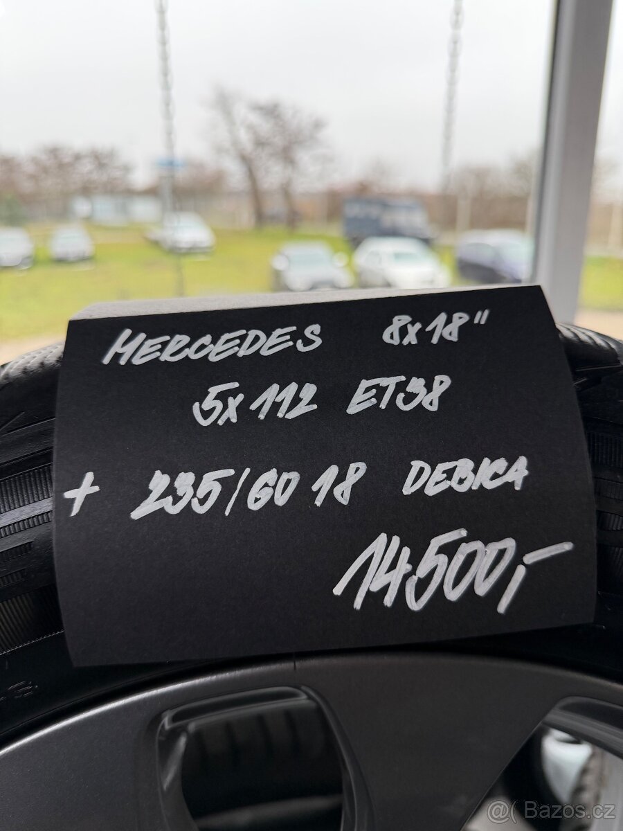 ALU Mercedes 8x18” 5x112 et38 235/60 r18 - 2