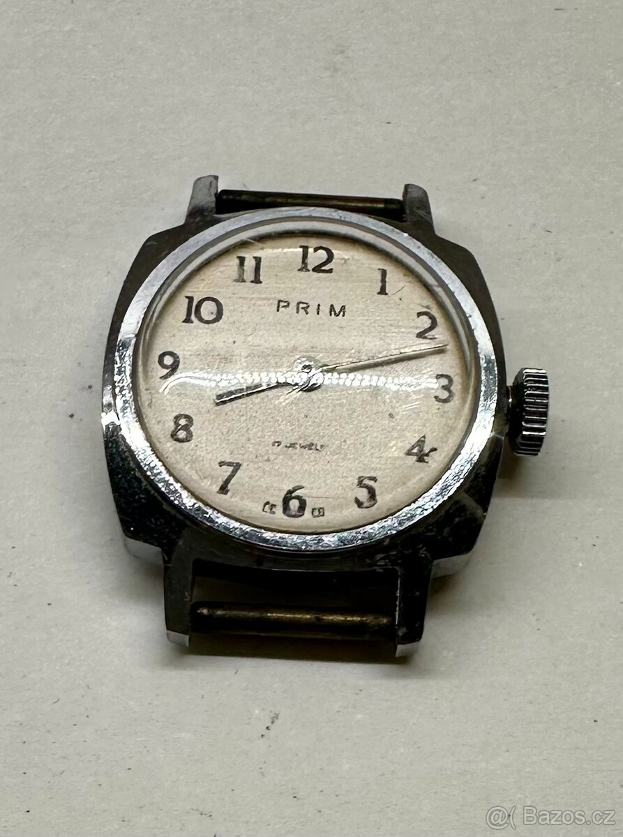 Náramkové hodinky mechanické PRIM NEfunkční - 2