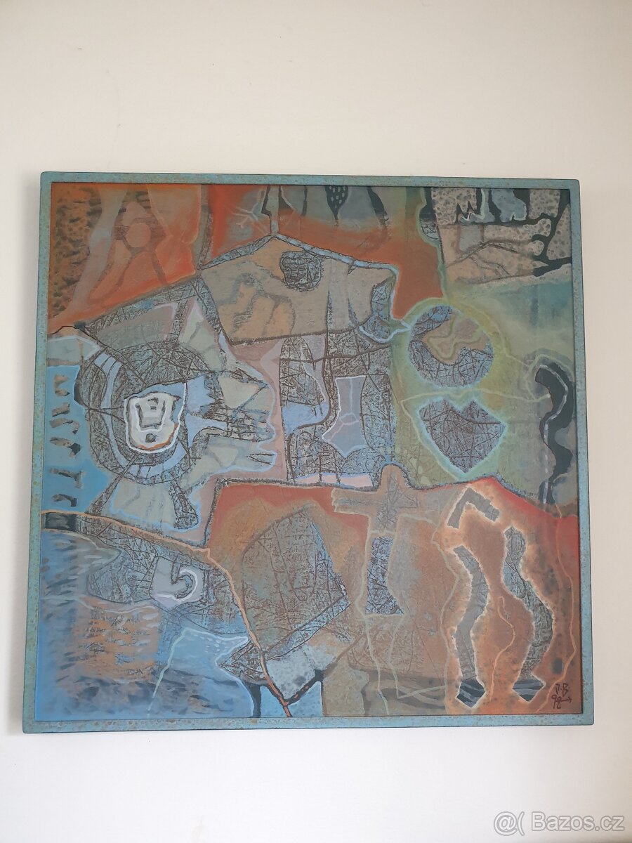 Obrazy "Schodiště" a 2x ze série "Vítej k zmatení" - 2