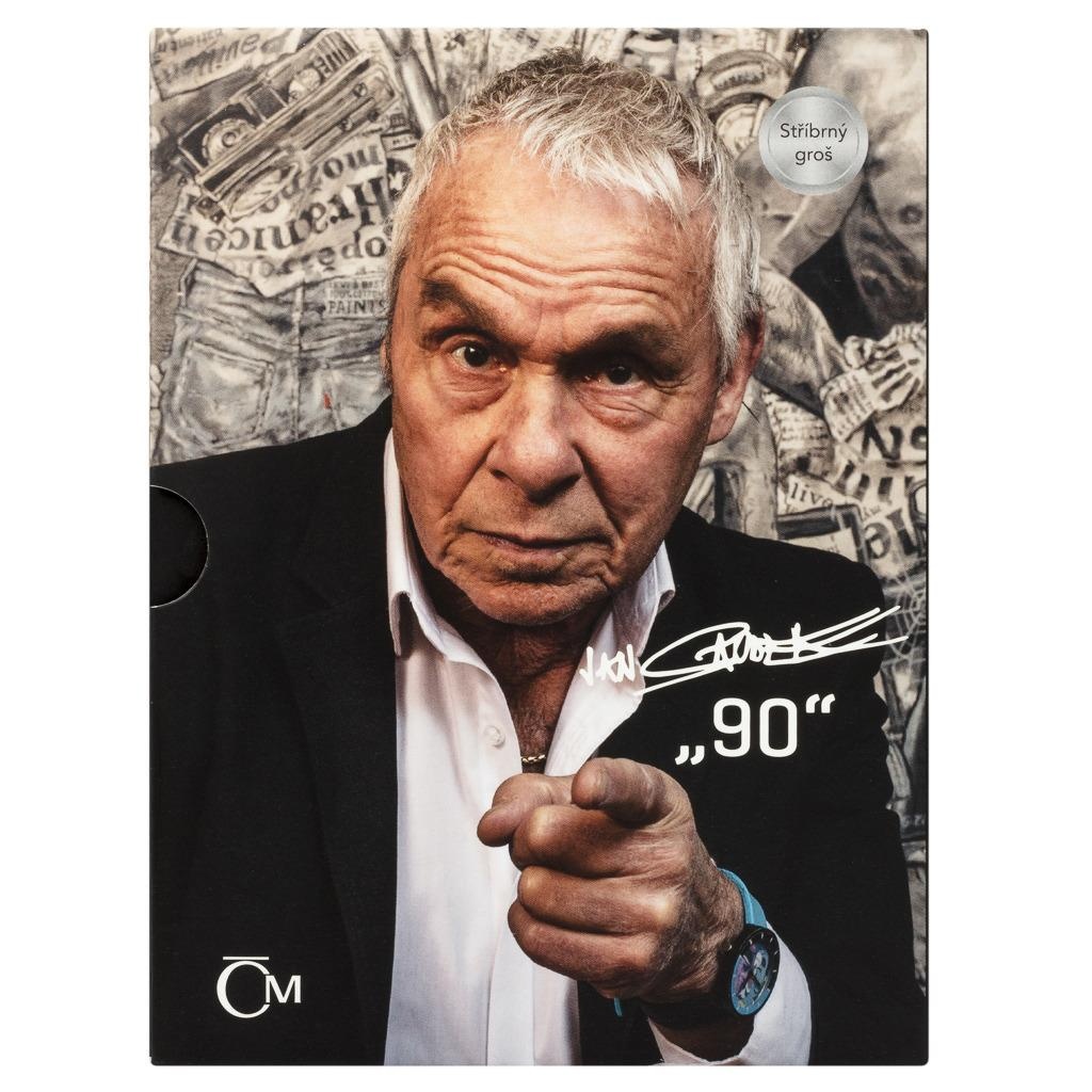 STŘÍBRNÝ GROŠ JAN SAUDEK 90 LET PROOF, 2025 - 2