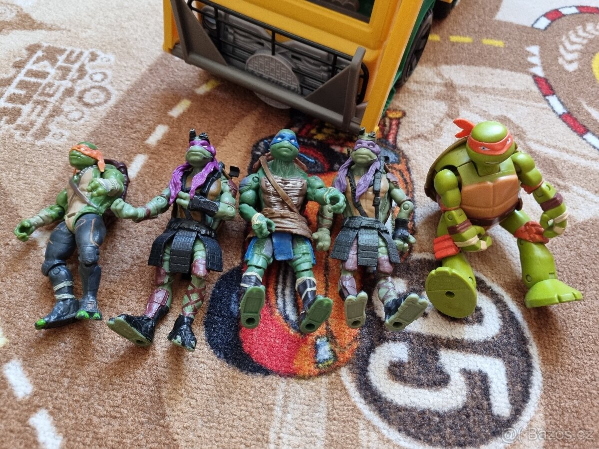 Velké auto želvy ninja včetně fogurek - 2