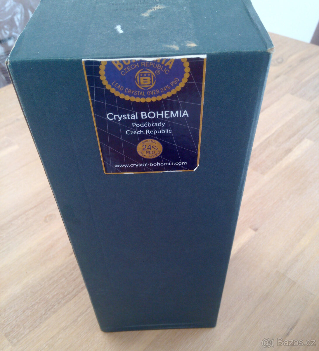VÁZA Z OLOVNATÉHO KŘIŠŤÁLU CRYSTAL BOHEMIA - nová, váha 4 kg - 2