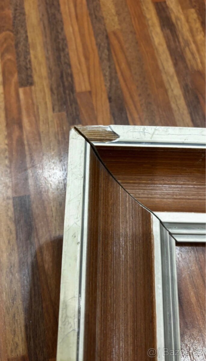 Dřevěný retro rám na obraz - 2