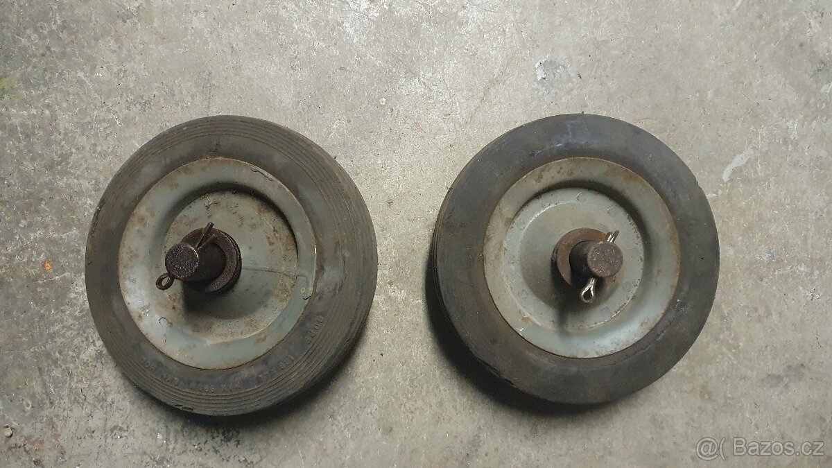 Pojezdová kolečka pogumovaná - 2