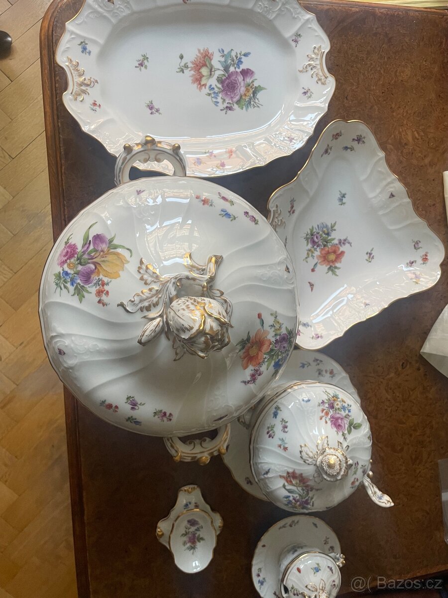 Porcelán Horní Slavkov r.1920 jídelní souprava - 2
