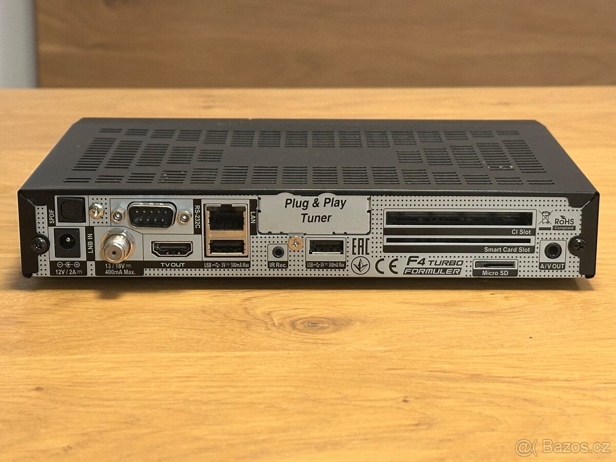 Full HDTV satelitní přijímač Formuler F4 Turbo - 2