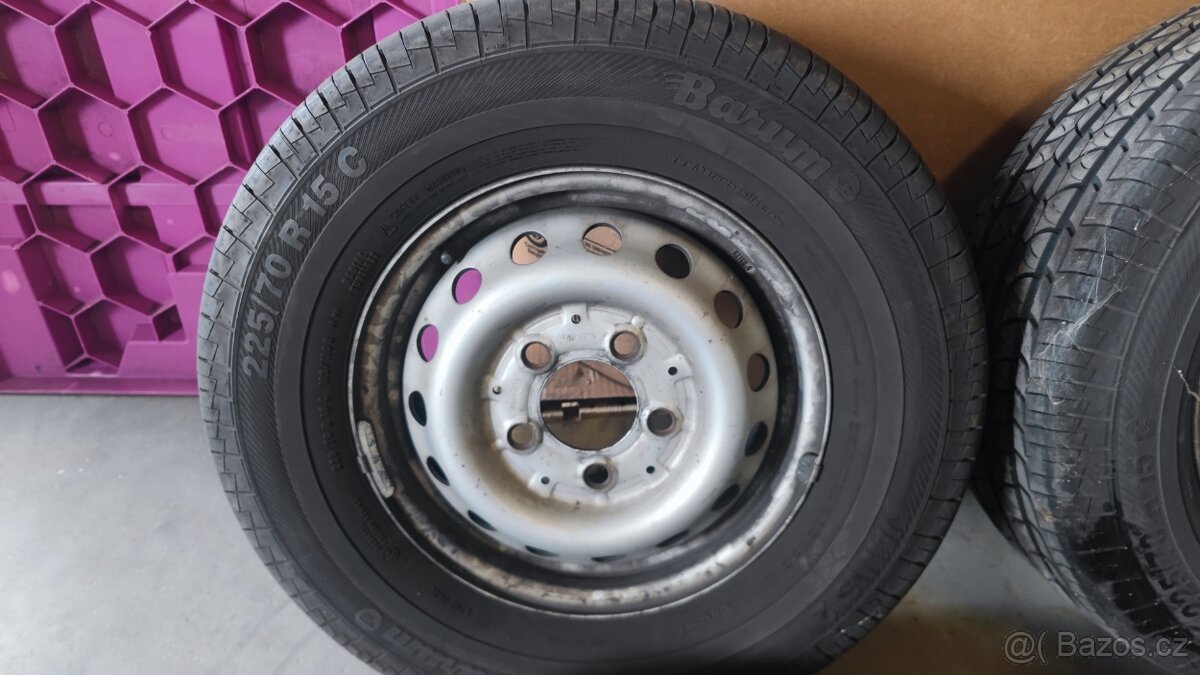 Disky 5x130 R15 letní sada pro VW LT / Mercedes Sprinter - 2