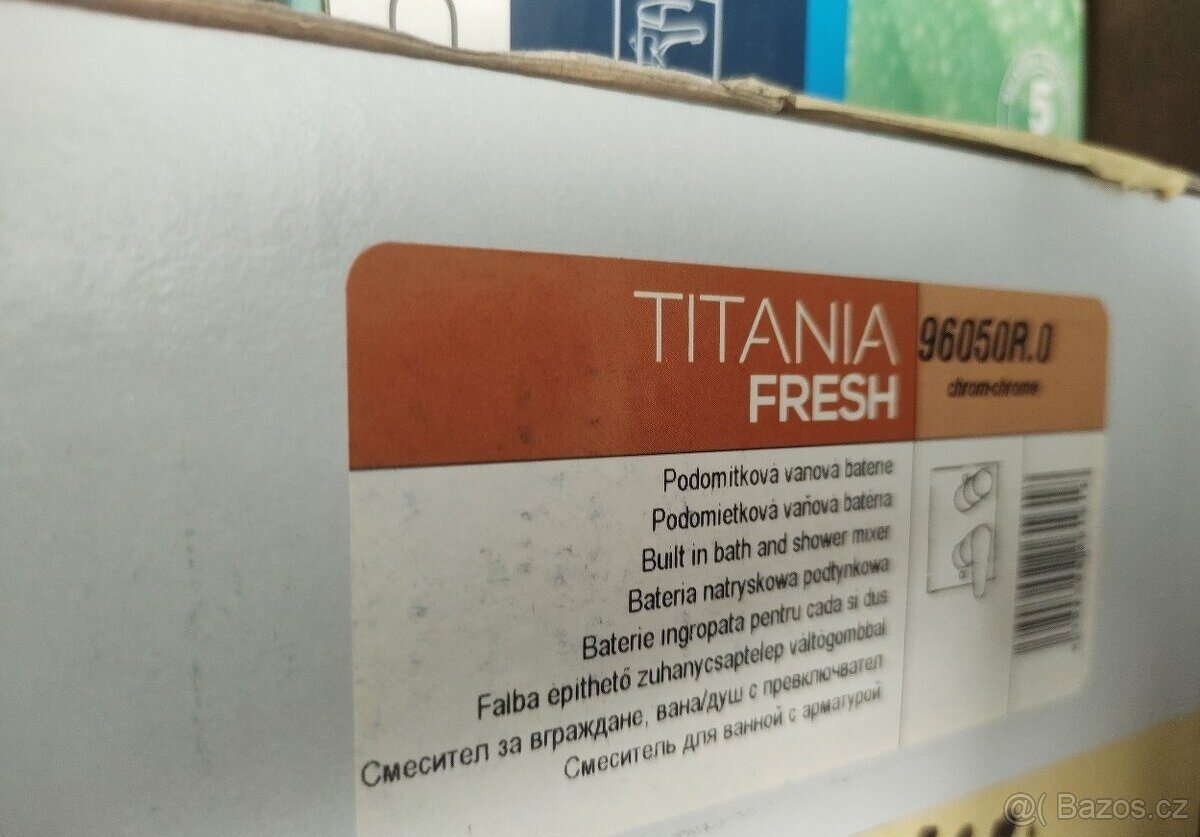 Sprchová podomítková baterie s přepínačem - nová - 2