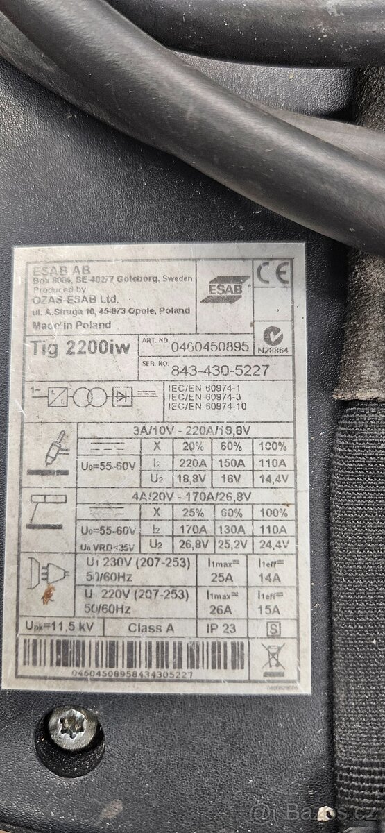 Svářečka ESAB - 2
