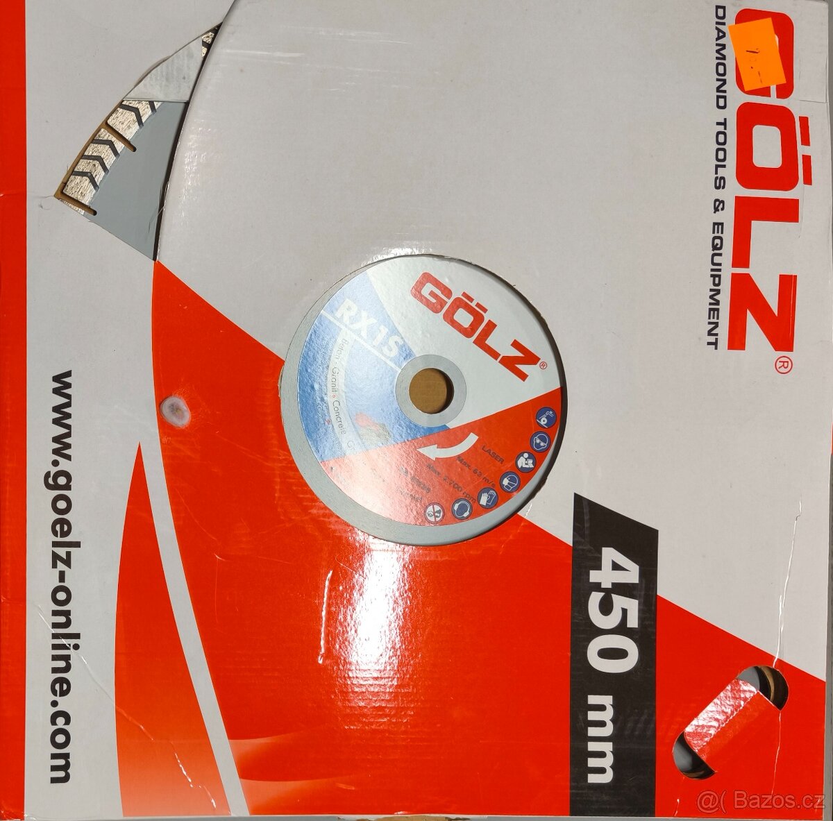 Diamantový kotouč 450mm Gölz RX1S - 2