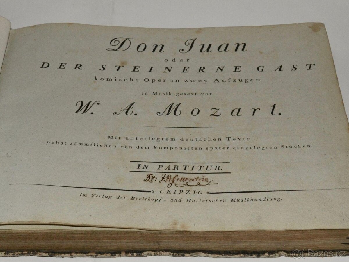 Koupím staré noty - 2