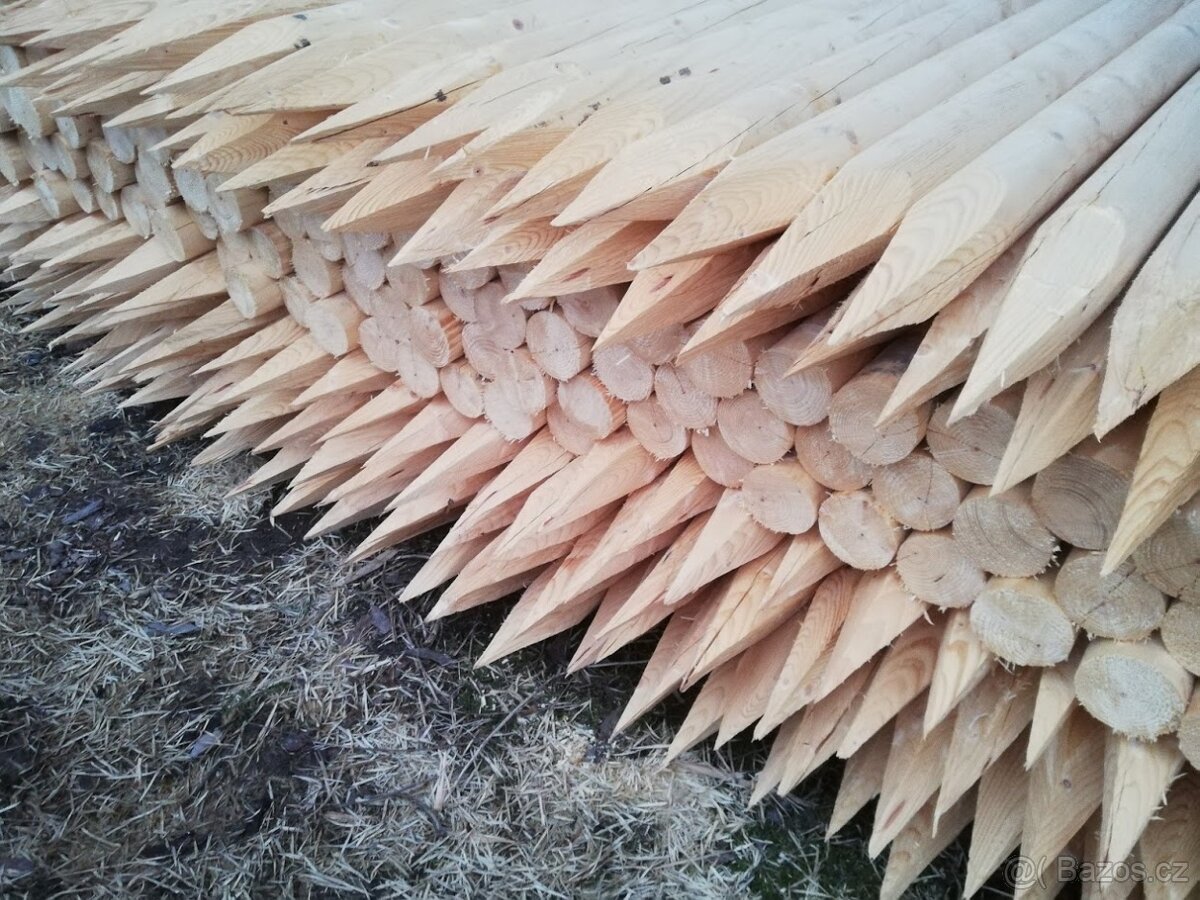 Dřevěné frézované kůly - 2