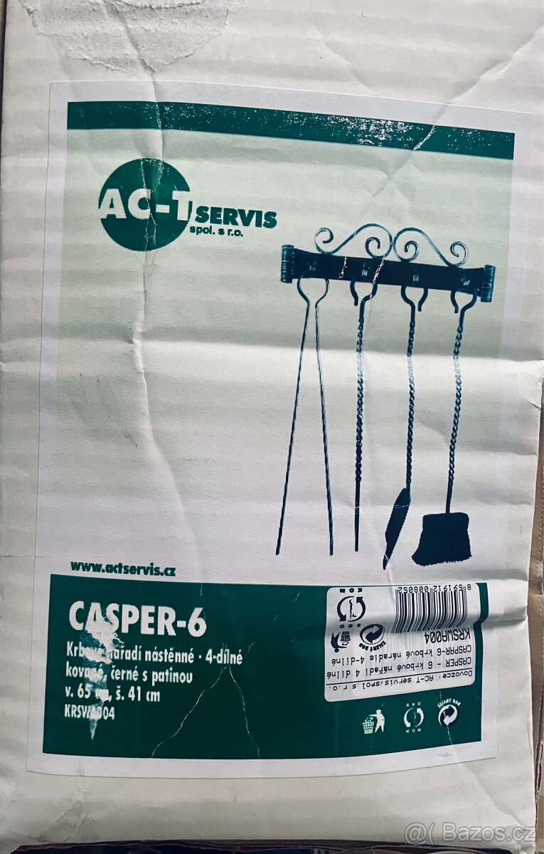 Krbové nářadí CASPER-6 nástěnné kované - 2