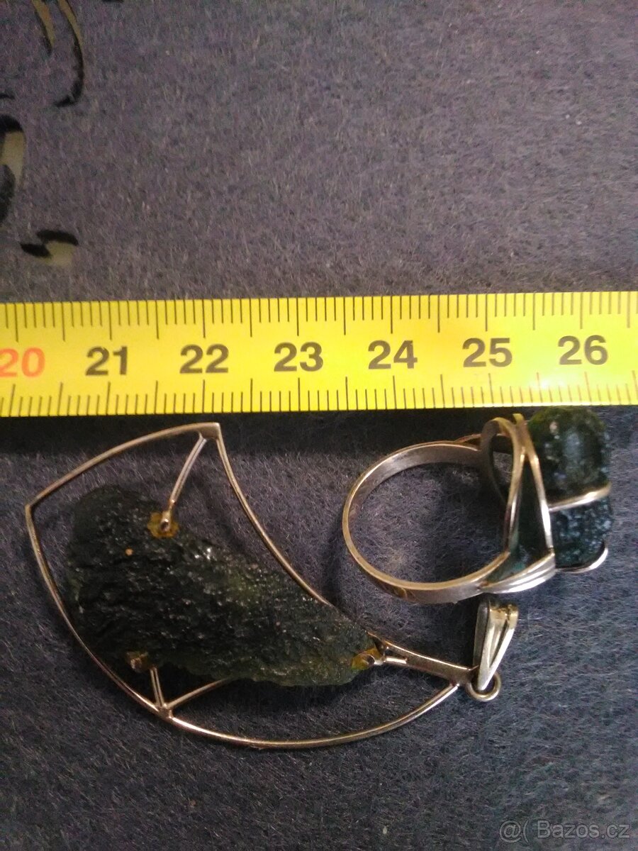 Vltavín-šperky - 2